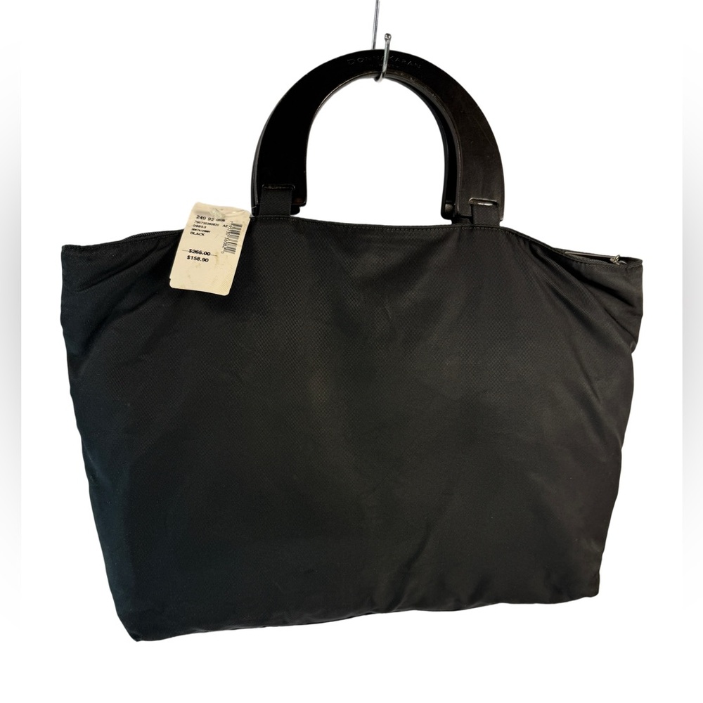 Donna Karan Black Tote with Top Handles